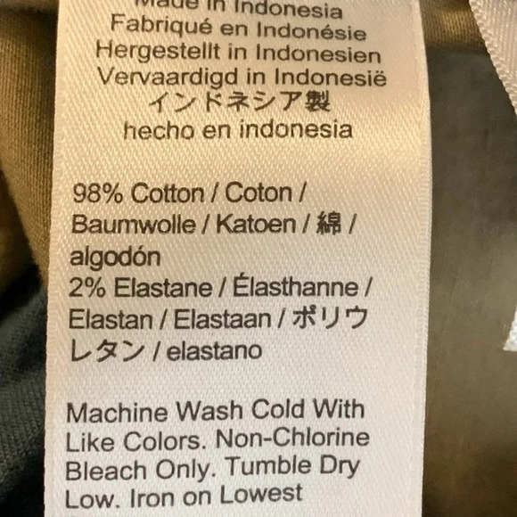 J.Crew Men's Stretch Cotton 10.5" Stretch Chino Flat Front Classic Short Size 29 - Picture 9 of 13